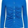 Pieces Blouse Pcmaki Ls Shirt 17131693 Princess Blue Dames Maat - L