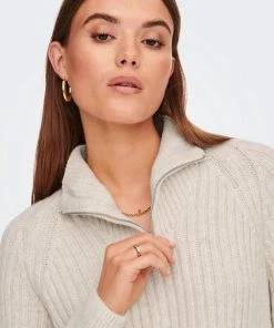 Only Trui Onlleise Freya Ls Zip High Neck Pullover 15268818 Birch/melange Dames Maat - S 13 Only Trui Onlleise Freya Ls Zip High Neck Pullover 15268818 Birch/melange Dames Maat - S -Exporteren dameskleding winkel 550x820 5