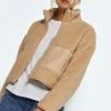 NOISY MAY NMKIAN L/S TEDDY JACKET S* Dames Jas - Maat L