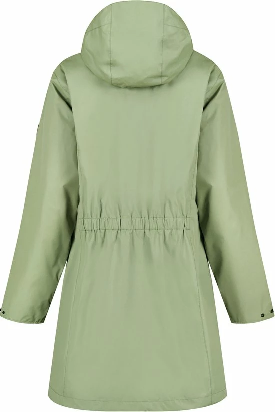MGO Leisure Wear MGO Fire Jack - Regenjas Dames - Waterdichte Parka - Groen - Maat M 4 MGO Leisure Wear MGO Fire Jack - Regenjas Dames - Waterdichte Parka - Groen - Maat M - Afbeelding 2