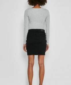 Noisy May NMBE CALLIE HW DNM SKIRT V135BL NOOS BG Dames Rok - Maat XS -Exporteren dameskleding winkel 550x823 21