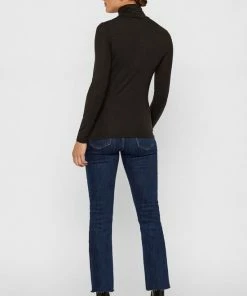 VERO MODA VMAVA LULU LS ROLLNECK BLOUSE GA NOOS Dames T-shirt - Maat XL -Exporteren dameskleding winkel 550x823 22