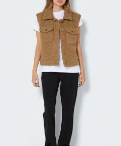NOISY MAY NMHINNY S/L BOUCLE VEST Dames Gilet - Maat L -Exporteren dameskleding winkel 550x823 25