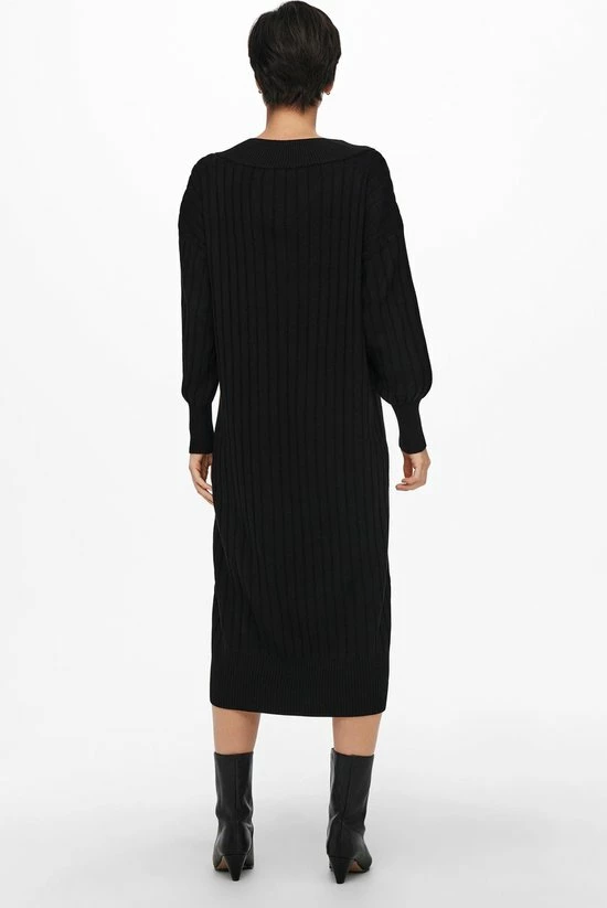 ONLY ONLNEW TESSA L/S MIDI V DRESS KNT NOOS Dames Jurk - Maat L 8 ONLY ONLNEW TESSA L/S MIDI V DRESS KNT NOOS Dames Jurk - Maat L - Afbeelding 6
