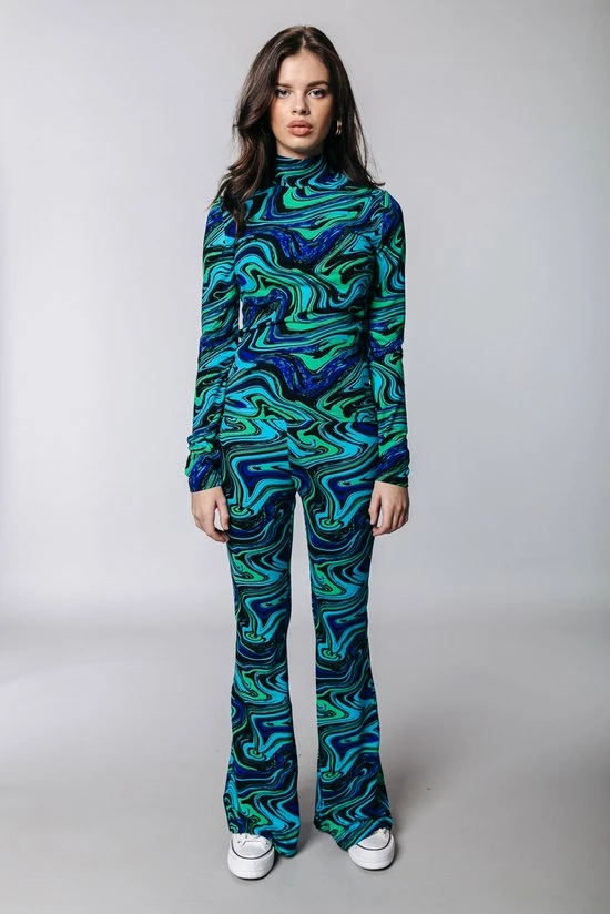 Colourful Rebel Neyo T-shirt Multicolor Dames - Polyester - S 5 Colourful Rebel Neyo T-shirt Multicolor Dames - Polyester - S - Afbeelding 3