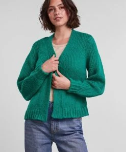 PIECES PCCARMAN LS KNIT CARDIGAN BC Dames Vest - Maat M