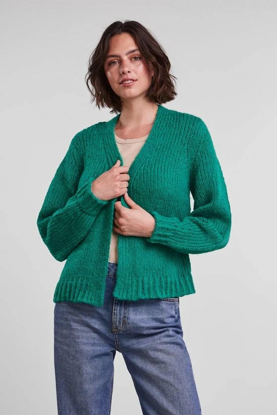 PIECES PCCARMAN LS KNIT CARDIGAN BC Dames Vest - Maat M 3 PIECES PCCARMAN LS KNIT CARDIGAN BC Dames Vest - Maat M