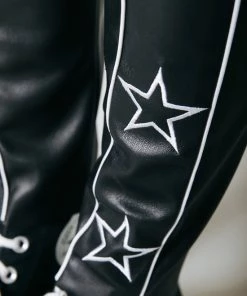 Colourful Rebel Chloe Star Broek Zwart Dames - Katoen - XL -Exporteren dameskleding winkel 550x824 137