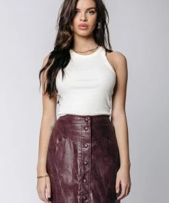 Colourful Rebel Dolizi Rok Rood Dames - A-lijn - Leer - XL 18 Colourful Rebel Dolizi Rok Rood Dames - A-lijn - Leer - XL -Exporteren dameskleding winkel 550x824 145