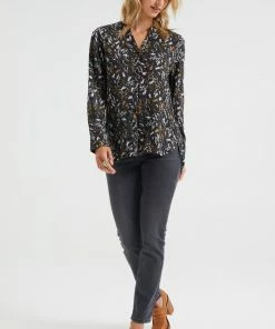 WE Fashion Dames Blouse Met Dessin