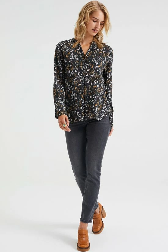 WE Fashion Dames Blouse Met Dessin 3 WE Fashion Dames Blouse Met Dessin