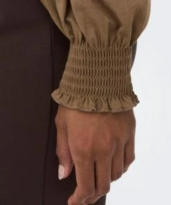 ONLY ONLELVA L/S SMOCK TOP NOOS NN Dames Top - Maat L -Exporteren dameskleding winkel 550x824 154