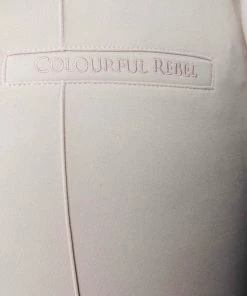 Colourful Rebel Bibi Star Broek Beige Dames - Polyester - M -Exporteren dameskleding winkel 550x824 26