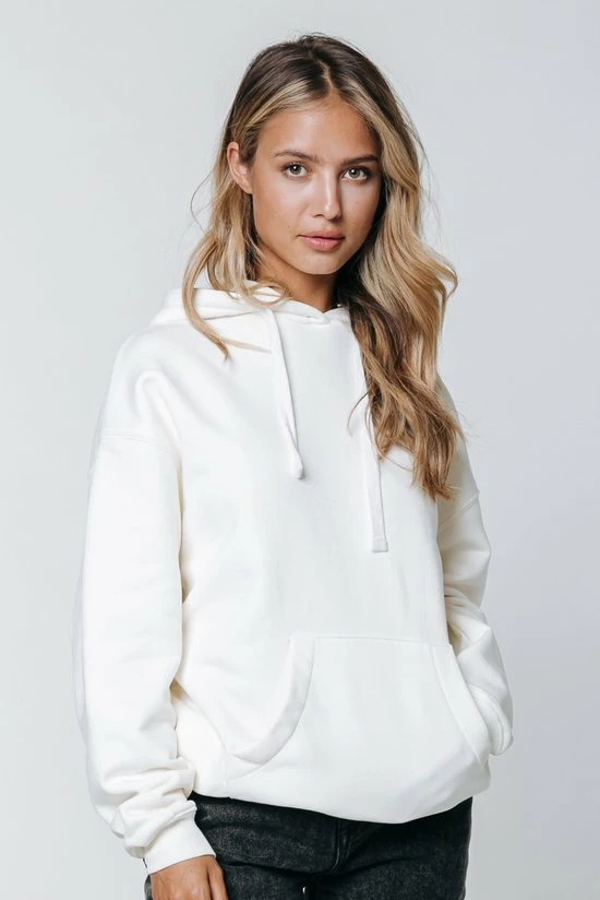 Colourful Rebel Road Roses Hoodie Wit Dames - Oversized Fit - Polyester - M 4 Colourful Rebel Road Roses Hoodie Wit Dames - Oversized Fit - Polyester - M - Afbeelding 2