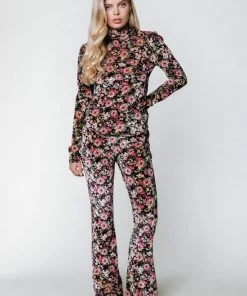 Colourful Rebel Jolie Flower Broek Beige Dames - Polyester - XL