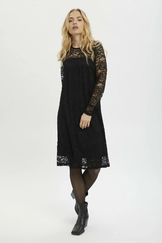 Kaffe KAsita Lace Dress Dames Jurk - Maat XXL 6 Kaffe KAsita Lace Dress Dames Jurk - Maat XXL - Afbeelding 4