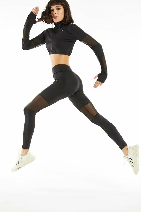 Cúpla Women's Activewear Leggings Sportswear For Training Gym Running Yoga With Mesh Details 11 Cúpla Women's Activewear Leggings Sportswear For Training Gym Running Yoga With Mesh Details - Afbeelding 9