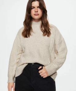 Mango Trui Gebreide Trui Met Trechterhals 37087753 06 Dames Maat - S -Exporteren dameskleding winkel 550x825 188