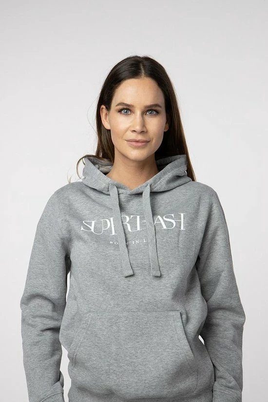 Supertrash - Hoodie - Trui - Sweater Dames - Grijs - L 4 Supertrash - Hoodie - Trui - Sweater Dames - Grijs - L - Afbeelding 2