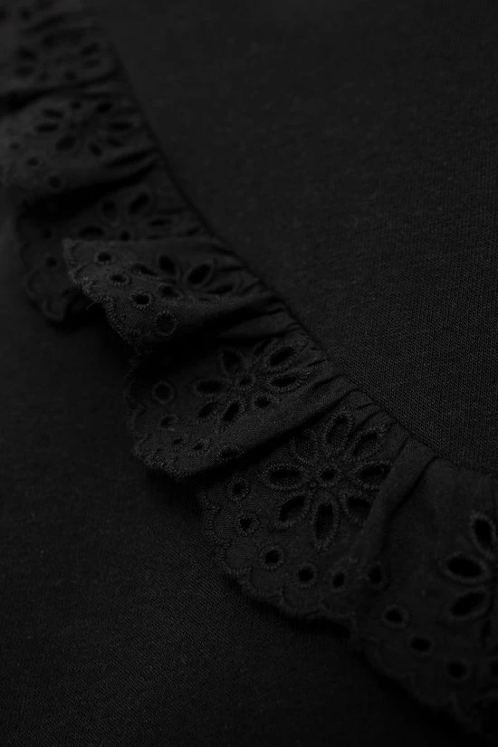 Sissy Boy Sissy-Boy - Zwarte Sweater Met Ruffles 5 Sissy Boy Sissy-Boy - Zwarte Sweater Met Ruffles - Afbeelding 3