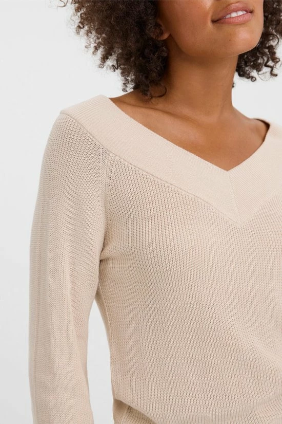 Vero Moda Trui Vmnewlexsun Ls Double V-nck Blouse 10275763 Birch Dames Maat - S 7 Vero Moda Trui Vmnewlexsun Ls Double V-nck Blouse 10275763 Birch Dames Maat - S - Afbeelding 5
