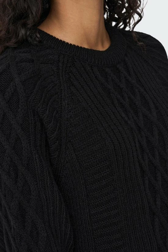 Only Jurk Onlleise Freya L/s Cable Dress Knt 15268813 Black Dames Maat - M 9 Only Jurk Onlleise Freya L/s Cable Dress Knt 15268813 Black Dames Maat - M - Afbeelding 7