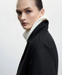 Mango Jas Rechte Wollen Jas 37069091 99 Dames Maat - M -Exporteren dameskleding winkel 550x825 236