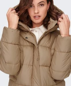 Only Jas Onlcammie X- Long Quilted Coat Otw 15267338 Tigers Eye Dames Maat - M -Exporteren dameskleding winkel 550x825 272