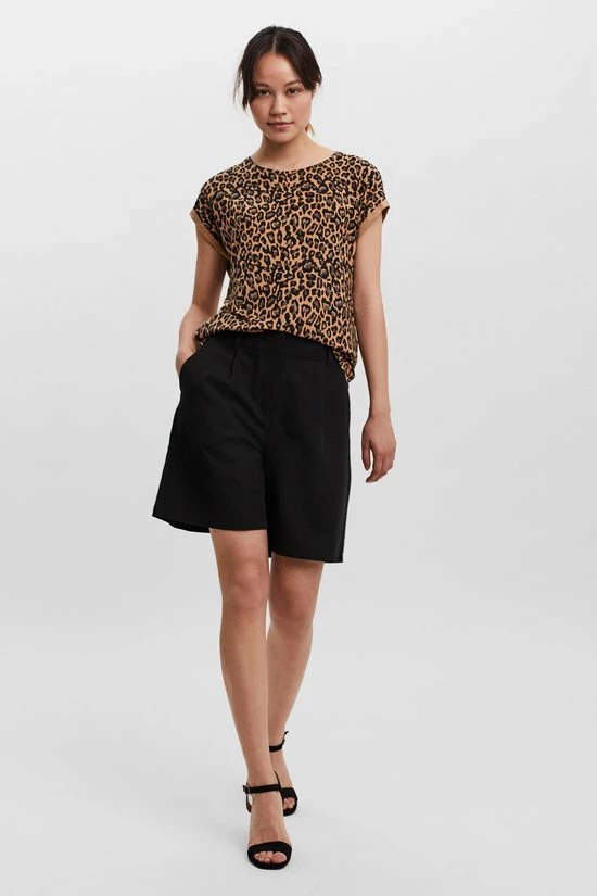 VERO MODA VMAVA PLAIN SS TOP MULTI AOP NOOS GA Dames - Maat S 5 VERO MODA VMAVA PLAIN SS TOP MULTI AOP NOOS GA Dames - Maat S - Afbeelding 3