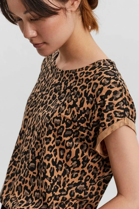 VERO MODA VMAVA PLAIN SS TOP MULTI AOP NOOS GA Dames - Maat S 7 VERO MODA VMAVA PLAIN SS TOP MULTI AOP NOOS GA Dames - Maat S - Afbeelding 5