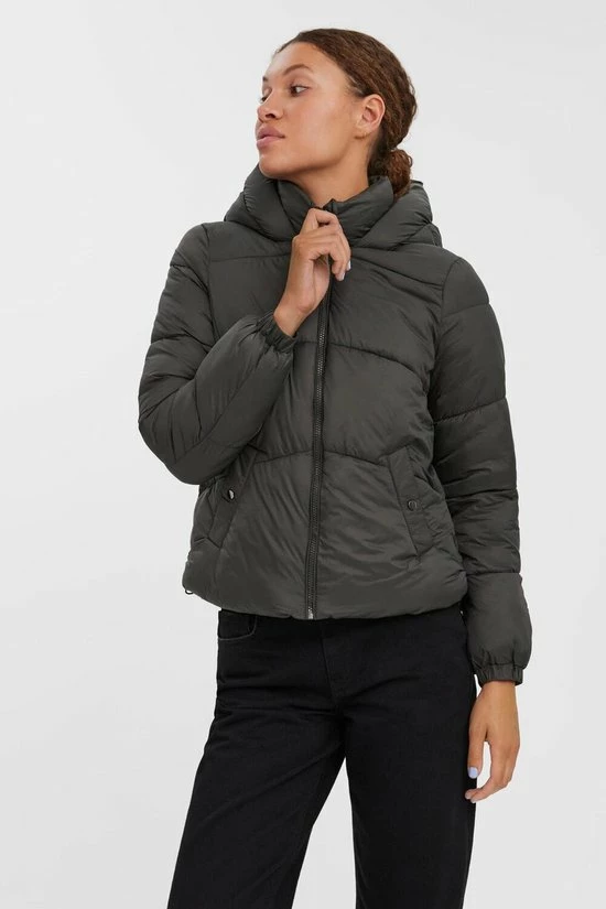 VERO MODA VMUPPSALA SHORT JACKET NOOS Dames Jas - Maat M 5 VERO MODA VMUPPSALA SHORT JACKET NOOS Dames Jas - Maat M - Afbeelding 3