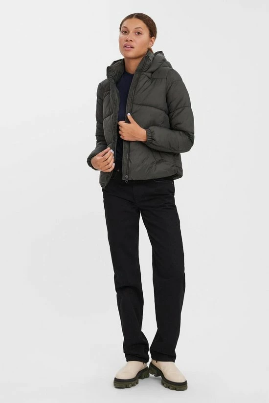 VERO MODA VMUPPSALA SHORT JACKET NOOS Dames Jas - Maat M 8 VERO MODA VMUPPSALA SHORT JACKET NOOS Dames Jas - Maat M - Afbeelding 6