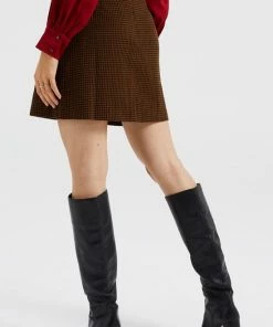 WE Fashion Dames Rok Met Pied-de-poule Dessin -Exporteren dameskleding winkel 550x825 300