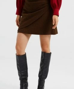 WE Fashion Dames Rok Met Pied-de-poule Dessin -Exporteren dameskleding winkel 550x825 301