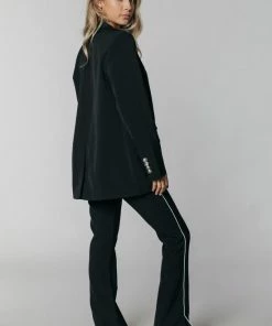 Colourful Rebel Rikki Lion Double Breasted Boyfriend Blazer - Maat M -Exporteren dameskleding winkel 550x825 315