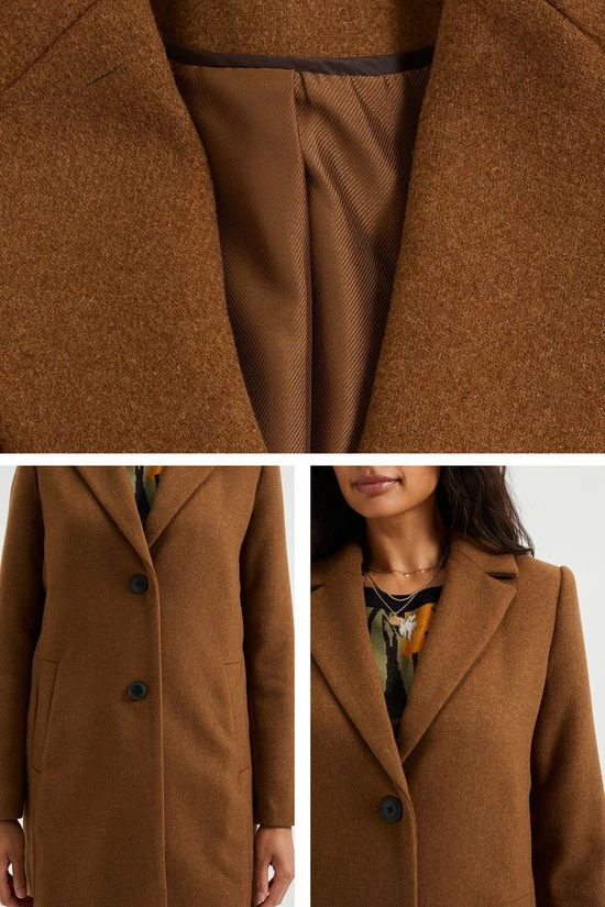 WE Fashion Dames Jas Van Wolmix 7 WE Fashion Dames Jas Van Wolmix - Afbeelding 5