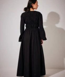 NA-KD Drawstring Detailed Dress Dames Jurk - Maat 42 -Exporteren dameskleding winkel 550x825 336