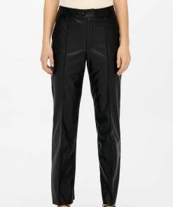 Jacqueline De Yong Broek Jdyrex Hw Faux Leather Pant Wvn 15268333 Black Dames Maat - W30 X L32 -Exporteren dameskleding winkel 550x825 341