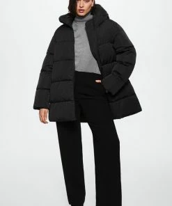 Mango Jas Gewatteerde Jas Met Capuchon 37077623 99 Dames Maat - L -Exporteren dameskleding winkel 550x825 354