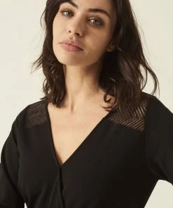 GARCIA Dames Jumpsuit Zwart - Maat XL -Exporteren dameskleding winkel 550x825 375