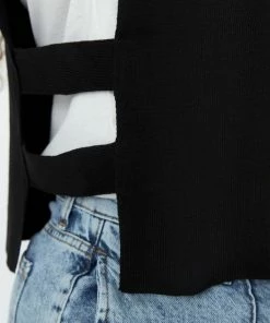 Trendyol Vrouwen Mouwloos Poncho Grote Maten Trui -Exporteren dameskleding winkel 550x825 42