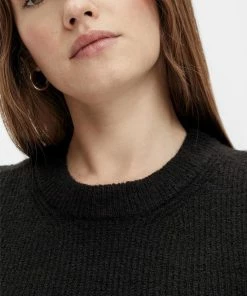 Pieces Dames Top - Gebreide Spencer - Zwart - Maat L -Exporteren dameskleding winkel 550x825 424