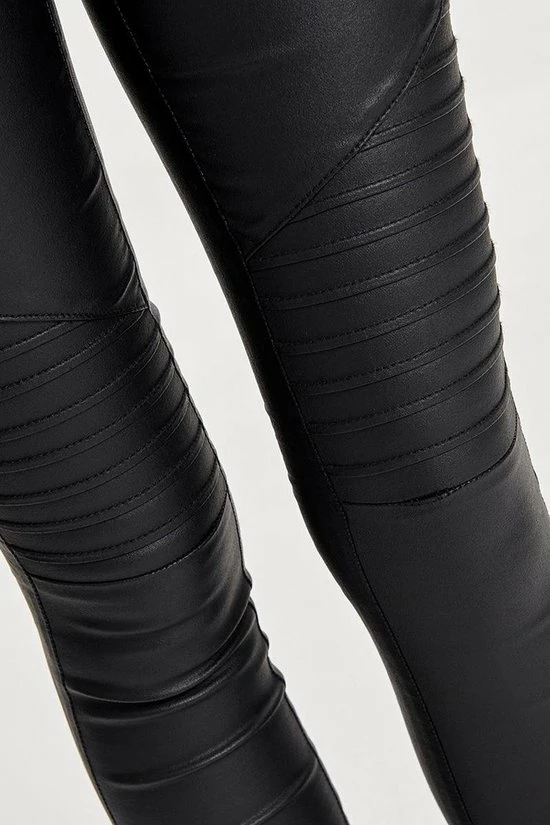 ONLY Onlnew Royal Reg Sk. Biker Coated 15121410 Black 5 ONLY Onlnew Royal Reg Sk. Biker Coated 15121410 Black - Afbeelding 3