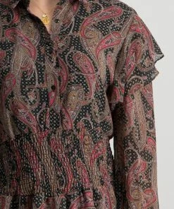 Colourful Rebel Zina Jurk Roze Dames - Basic Fit - Polyester - S -Exporteren dameskleding winkel 550x825 446