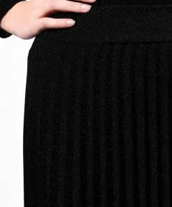 Ambika Glow Plissé Rok | Rok Dames | Party | Glitter Stof | Elastieken Band | Kleur Zwart | Maat M -Exporteren dameskleding winkel 550x825 472