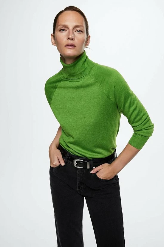 Mango Trui Gebreide Coltrui 37043836 43 Dames Maat - M 3 Mango Trui Gebreide Coltrui 37043836 43 Dames Maat - M