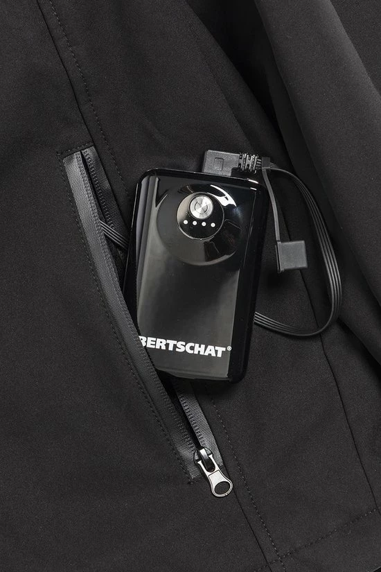 BERTSCHAT Verwarmde Jas | Soft Shell | Women | L | Zwart Incl. Powerbank 7 BERTSCHAT Verwarmde Jas | Soft Shell | Women | L | Zwart Incl. Powerbank - Afbeelding 5