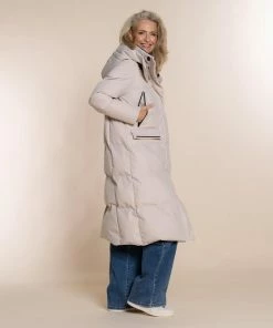 Geisha Jas Lange Puffer Winterjas 28570 16 Kit Dames Maat - XXL -Exporteren dameskleding winkel 550x825 508