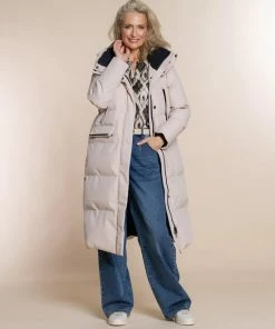 Geisha Jas Lange Puffer Winterjas 28570 16 Kit Dames Maat - XXL -Exporteren dameskleding winkel 550x825 510