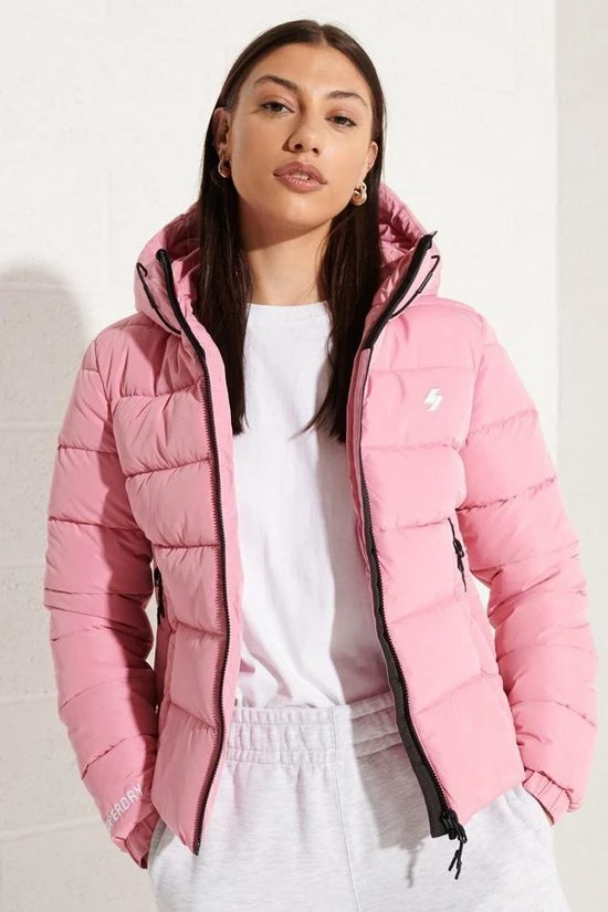 Superdry Spirit Sports Puffer Dames Jas - Maat M 9 Superdry Spirit Sports Puffer Dames Jas - Maat M - Afbeelding 7